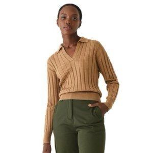 Frank & Oak - Merino Wool Polo Sweater - Size Medium